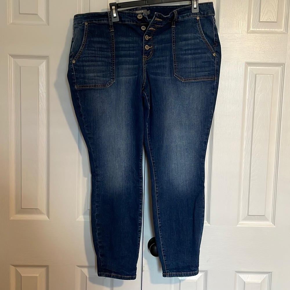 TORRID Size 20R Mid-Rise Skinny Vintage Stretch
